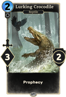 Lurking Crocodile - Elder Scrolls Legends Dwemer (289x468), Png Download