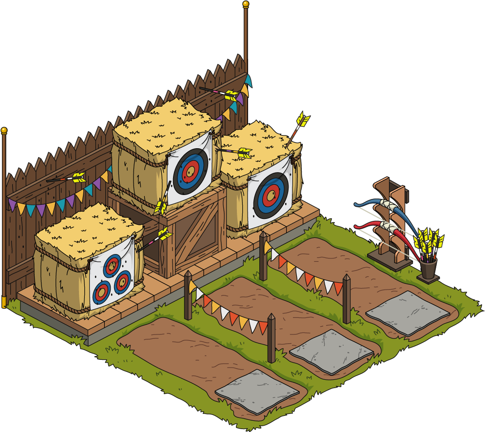 Fg Building Awaymission-archery - Illustration (1168x898), Png Download