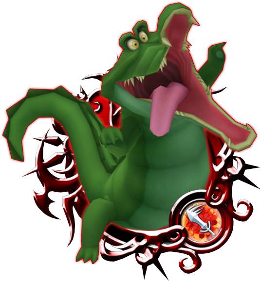Crocodile - Stained Glass Medals Khux (558x600), Png Download