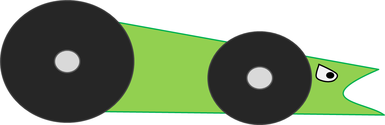 Crocodile - Circle (1229x401), Png Download