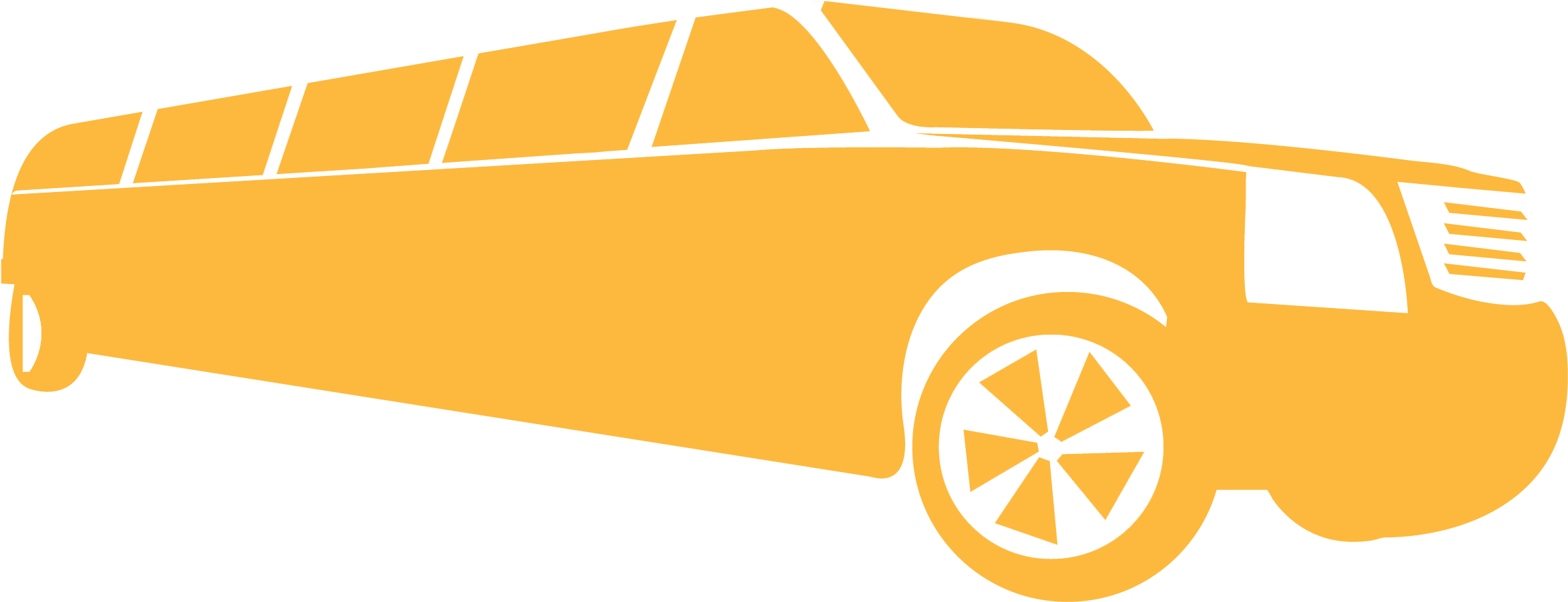 Busby's Limo Logo - Car (2565x1100), Png Download