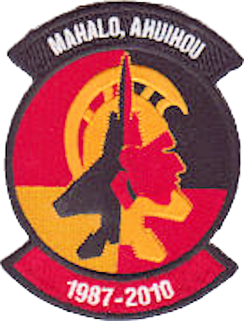 199th Fighter Squadron F-15 Retirement Patch - 199th Fighter Squadron Patch (350x460), Png Download