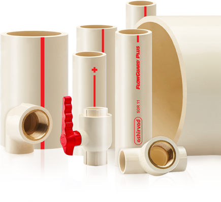 Cpvc Products - Ashirvad Pipes Png (435x399), Png Download