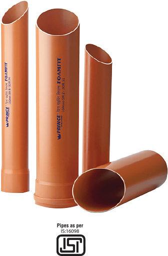 Foam Fit Pipes (615x561), Png Download