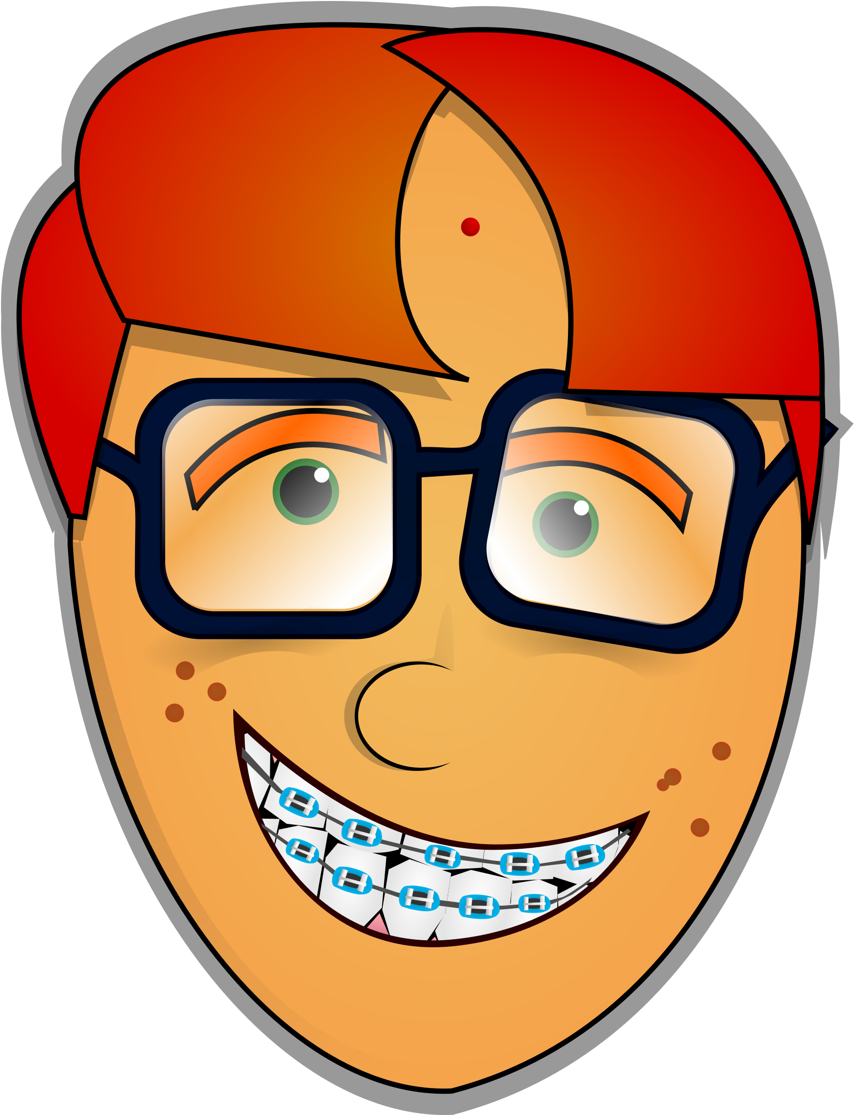 Nerd Guy Clip Art At Clker - Geek Clipart (456x596), Png Download