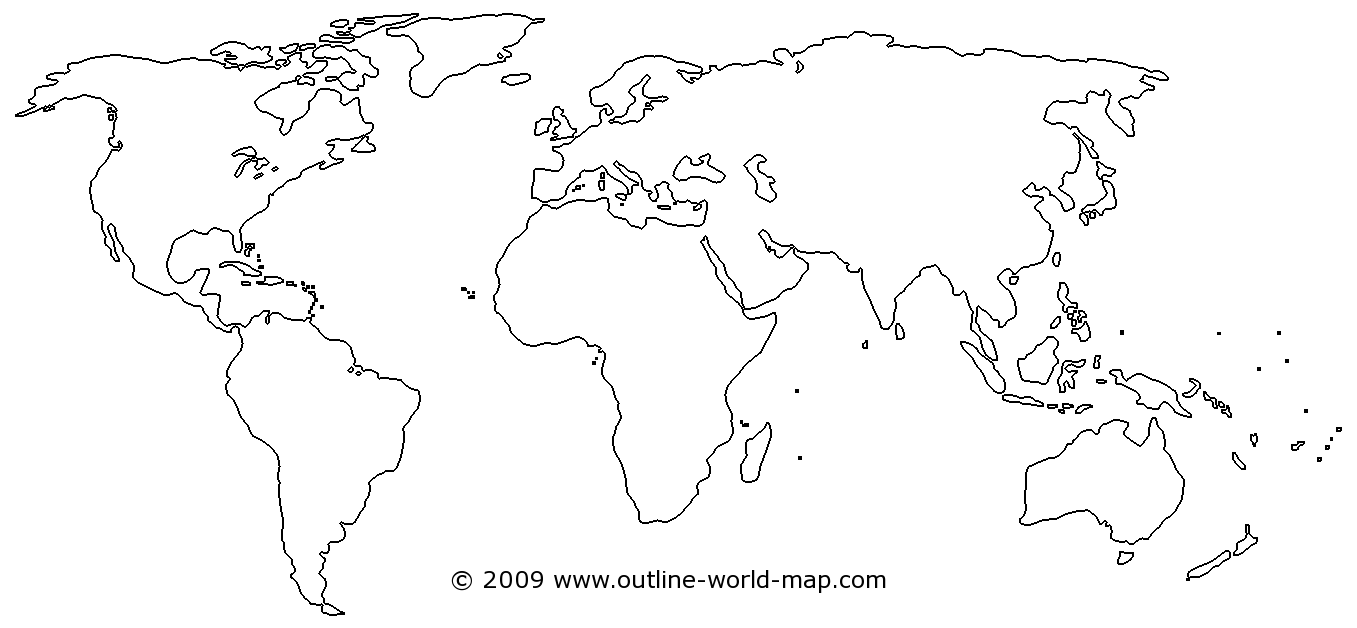 Link To The Big World Map B7b - World Map (1357x628), Png Download