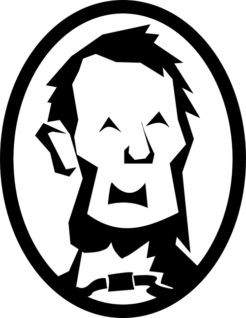 Abraham Lincoln Svg Clip Arts 462 X 596 Px (462x596), Png Download