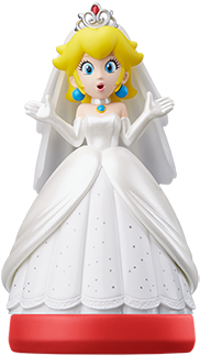 This Game Is Compatible With Amiibo - Amiibo Peach Mario Odyssey (380x408), Png Download
