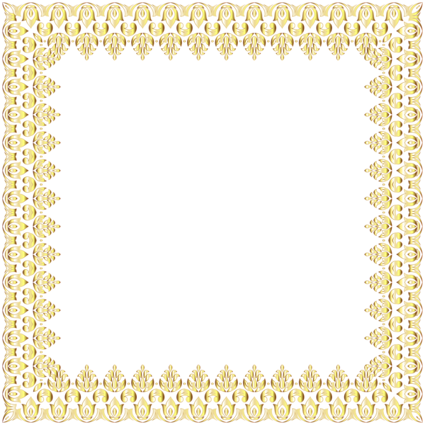 Border Frame Transparent Png Clip Art Image Arts Pinterest - Portable Network Graphics (600x600), Png Download