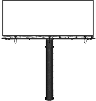 Png Images Pluspng X Background - Black And White Billboard Clipart (381x400), Png Download
