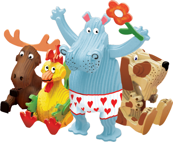 The Creative Kids Product Range Offers A Number Of - Trutru Animals Dog European 3d Puzzle Diy Craft Kit (565x462), Png Download