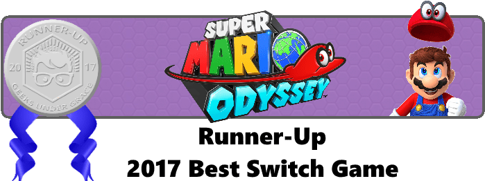 Runner Up Super Mario Odyssey Best Switch Game - Super Mario Odyssey Switch (700x300), Png Download