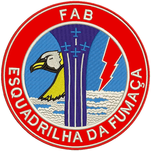 Esquadrilha Da Fumaça - Esquadrilha Da Fumaça Logo (500x500), Png Download