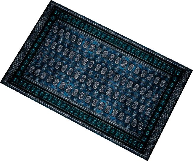 Auto Loomed Blue Rug - Carpet (652x542), Png Download