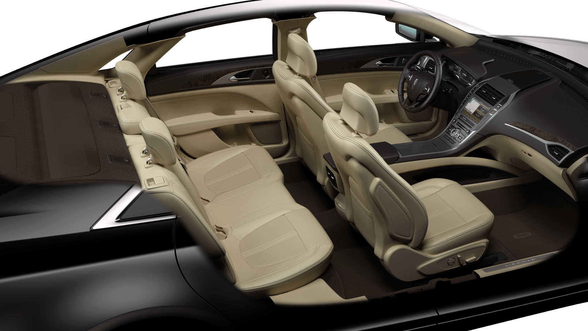 2018 Lincoln Mkz Hybrid Reserve Interior Seating - Lincoln (1920x1080), Png Download