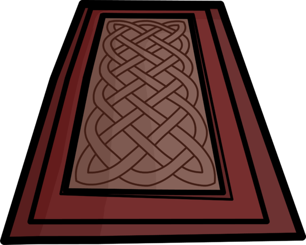 Celtic Rug - Club Penguin Rug (600x480), Png Download