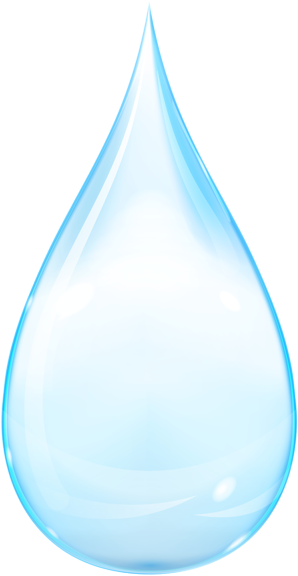 Blue Png Clipart Spring Clip Pinterest - Water Droplet Transparent Background (321x600), Png Download