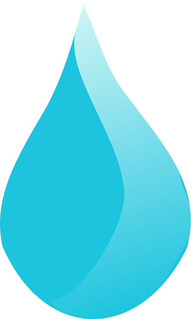 Water Droplet Pin - Cartoon Tear Drop (360x597), Png Download