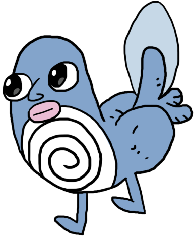 Poliwag - Every Dickbutt Pokemon Transparent (540x542), Png Download