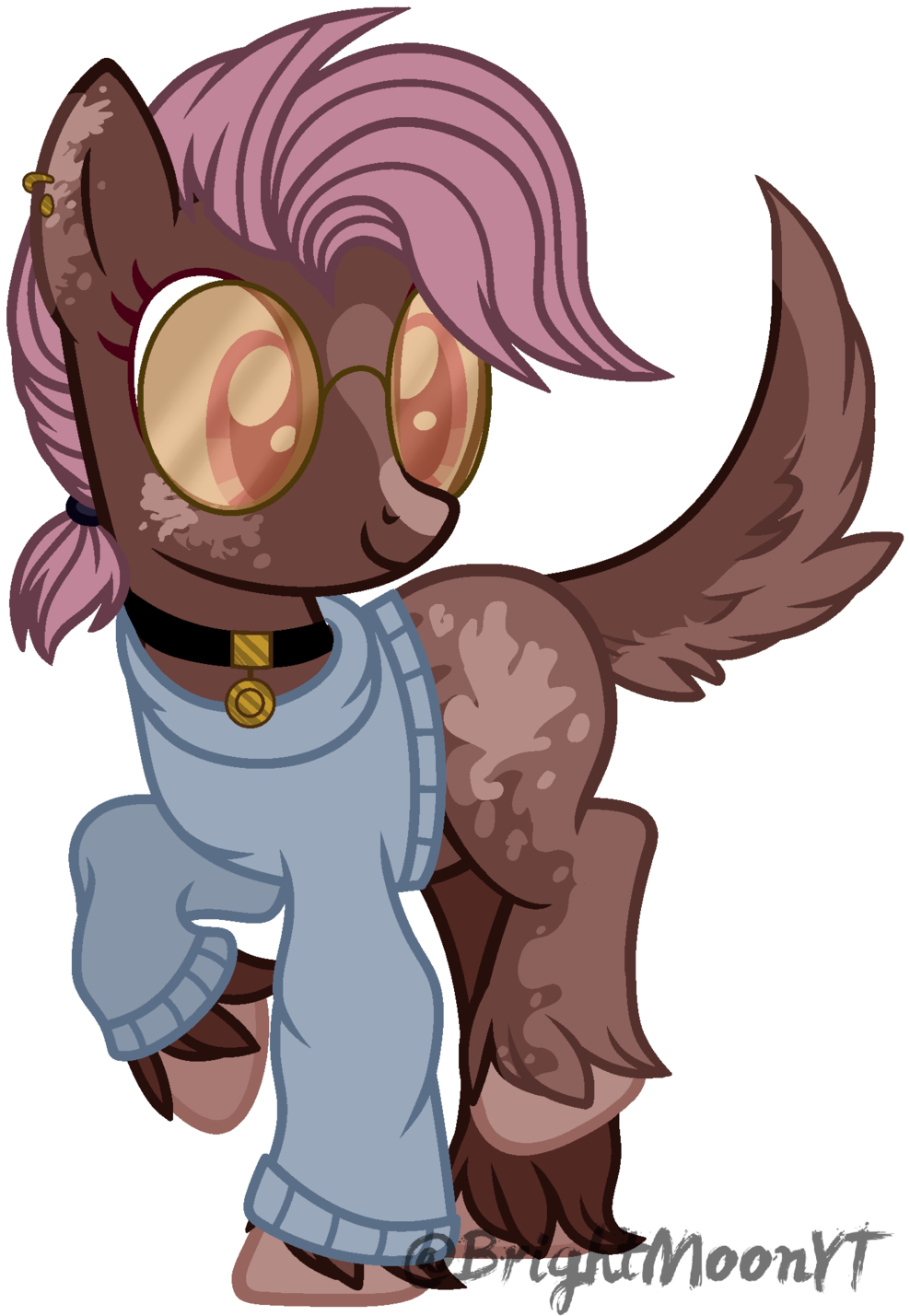 Brightmoonyt, Augmented Tail, Clothes, Dog Tail, Earth - Cartoon (1024x1462), Png Download