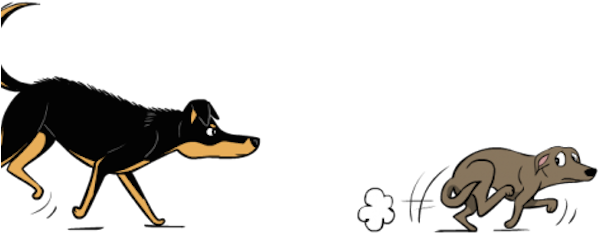 Bullying Dogs (600x400), Png Download