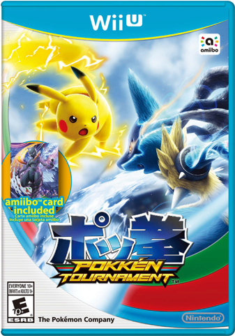 Pokken Tournament Wii U Card Box Art - Pokken Wii U (640x480), Png Download