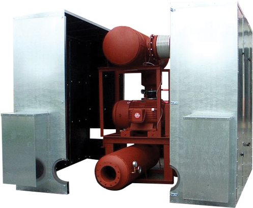 Universal Blower Pac Attenu-pac Blower - Machine (545x440), Png Download