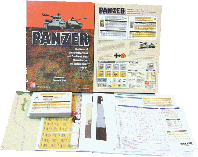 Inside The Game - Gmt Games Panzer Basic Game (698x566), Png Download