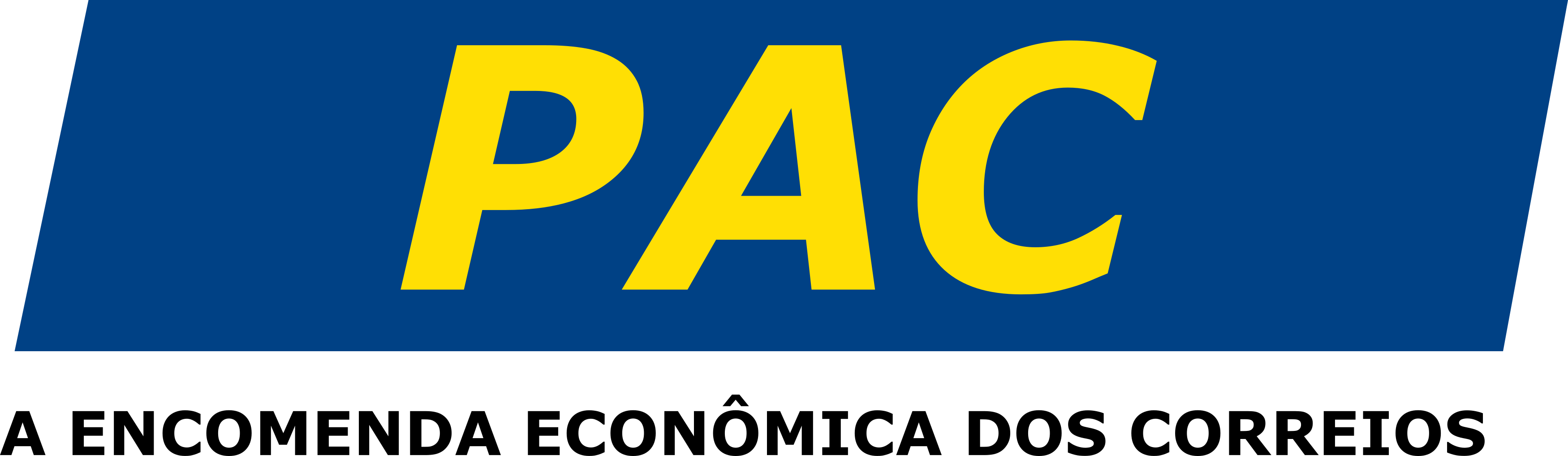 Formas De Envio - Pac Correios Png (3500x1018), Png Download
