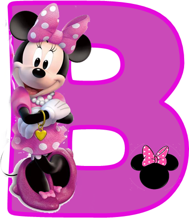 De Cfi - Minnie Mouse Letter E (425x503), Png Download