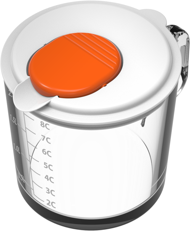 Nutramilk Glass Storage Container - Container (1060x927), Png Download