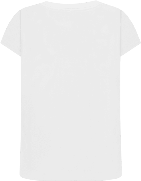 Back View - T Shirt Blanc Png (770x810), Png Download