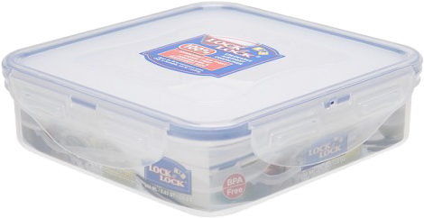 Lock & Lock 20 Oz. Square Storage Container (500x500), Png Download