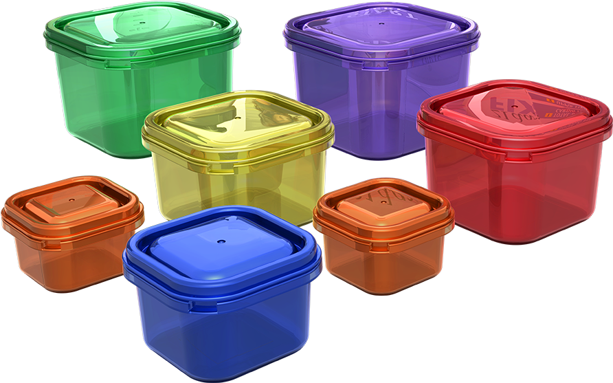 Beachbody® Portion Control 7 Piece Container Kit - 21 Day Fix Transparent (930x960), Png Download