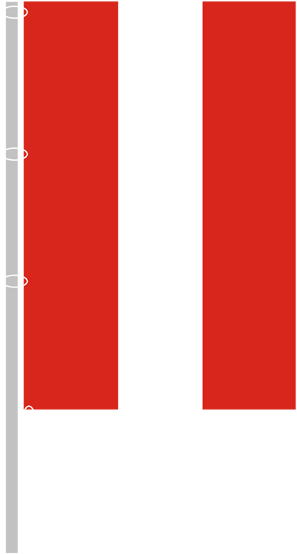 Vertical Flag With Carabiners - Parallel (394x591), Png Download