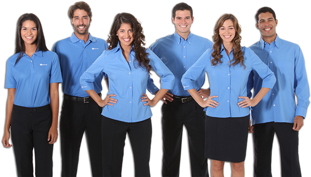 Casual Friday Uniforms - Best Uniforms For Companies (700x353), Png Download