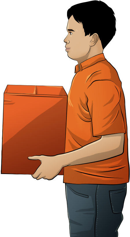 Who Ensures The Success Of Your Online Shopping Experience - Standing (489x825), Png Download