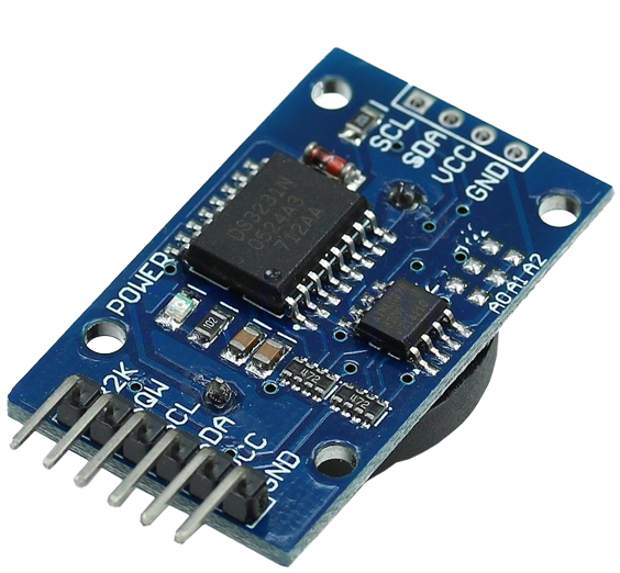 This Example Shows How You Can Fetch Current Time From - Aluoflower Rtc Real Time Clock For Arduino Memory Module (600x600), Png Download