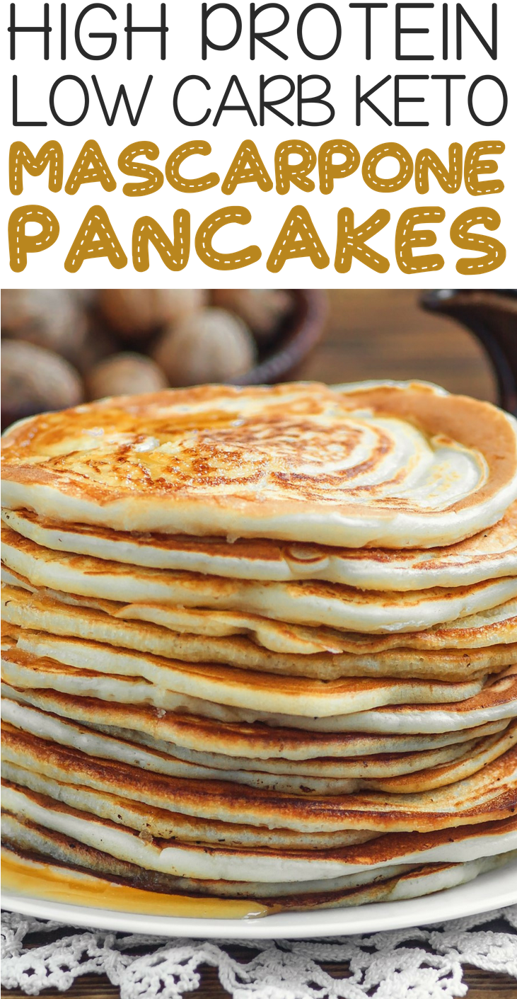 Easy Low Carb Keto Protein Pancake Recipe - Ketogenic Diet (730x1420), Png Download