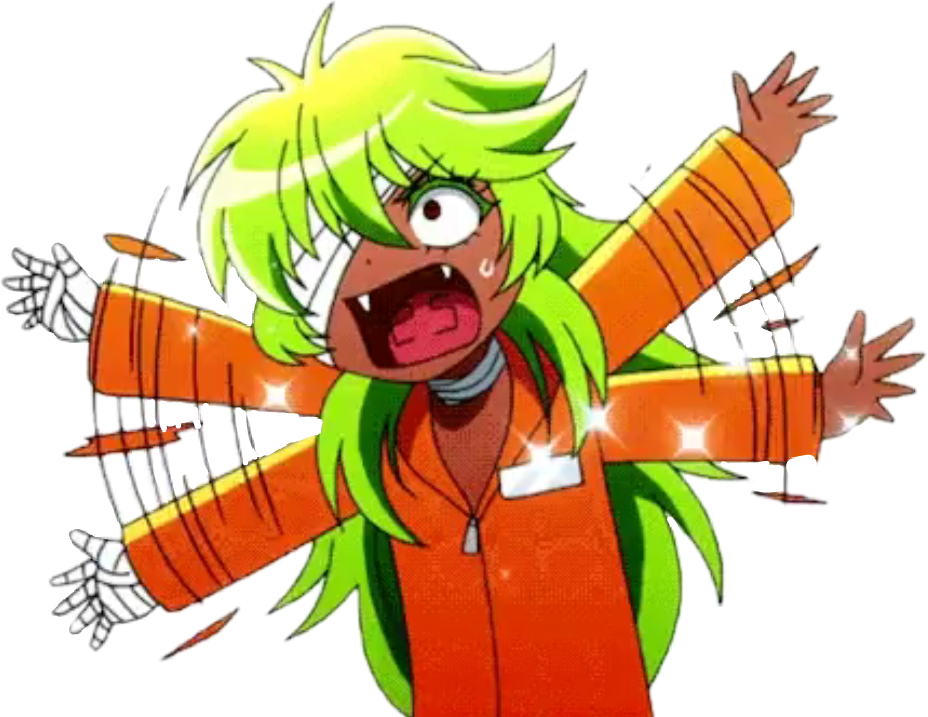 Report Abuse - Green Hair Gif Anime (928x717), Png Download