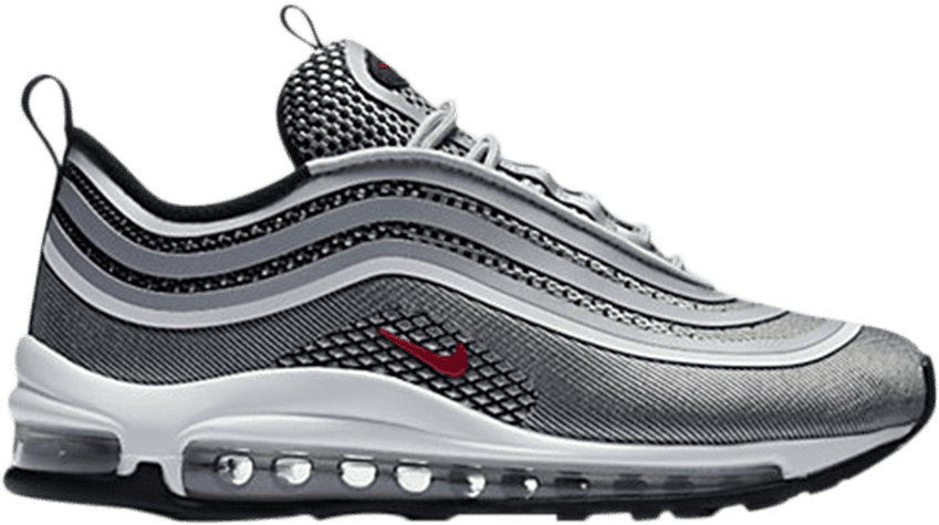 Air Max 97 Ultra 17 Gs 'silver Bullet' - Nike Air Max 97 Ultra 17 Silver Bullet (849x475), Png Download