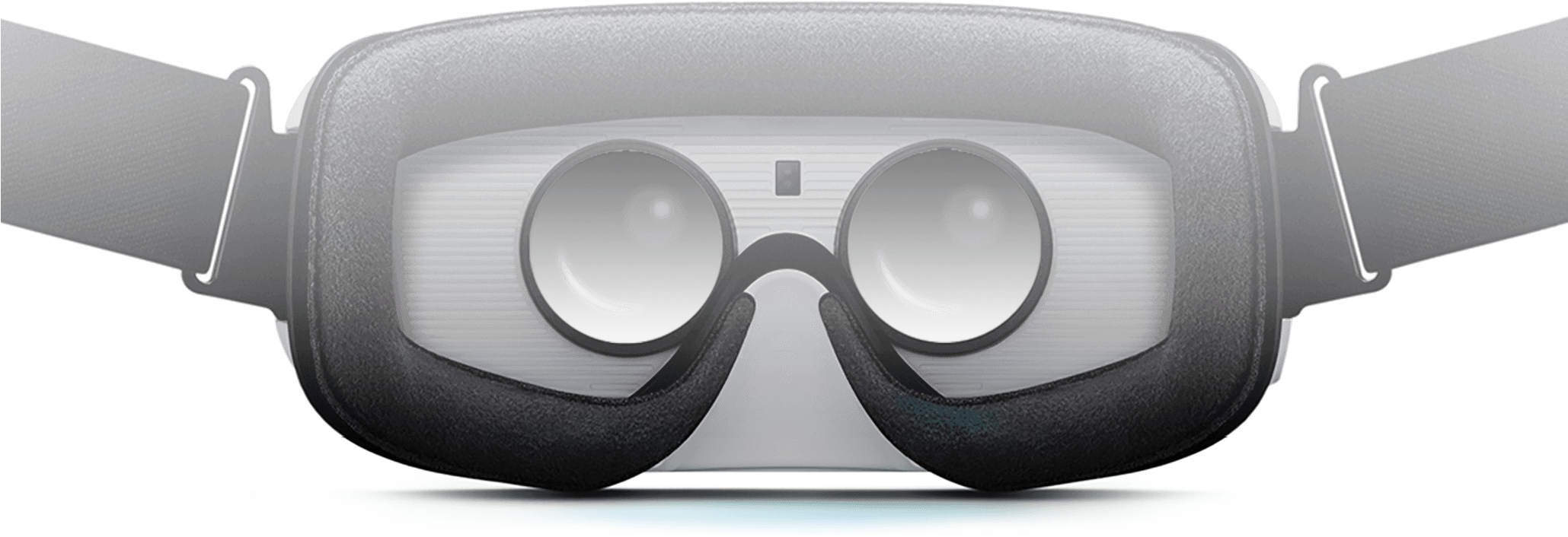 4 - Samsung Gear Vr Sm-r322 Virtual Reality Headset (white) (2058x733), Png Download