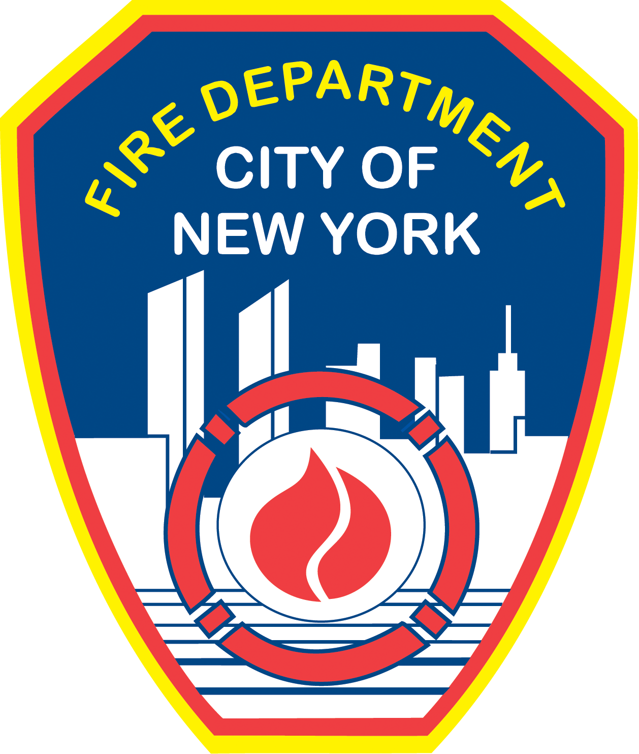 Fdny Decal (1258x1483), Png Download