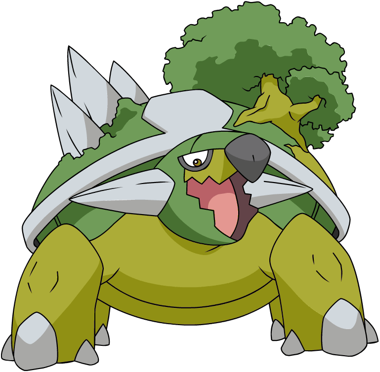389 Torterra Dp Shiny - Shiny Torterra (769x754), Png Download