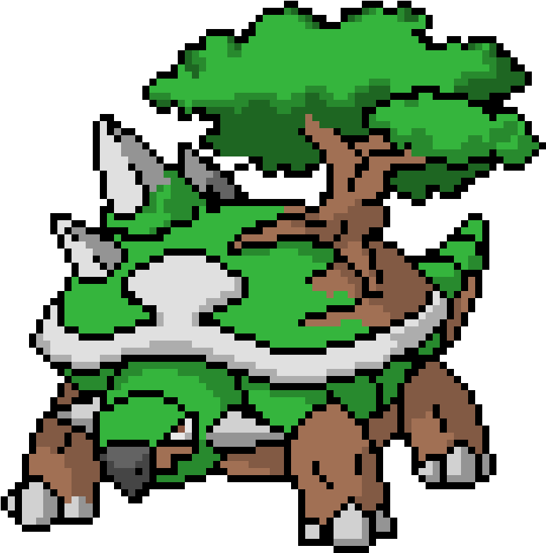 Torterra - Pokemon Torterra Sprite (830x820), Png Download