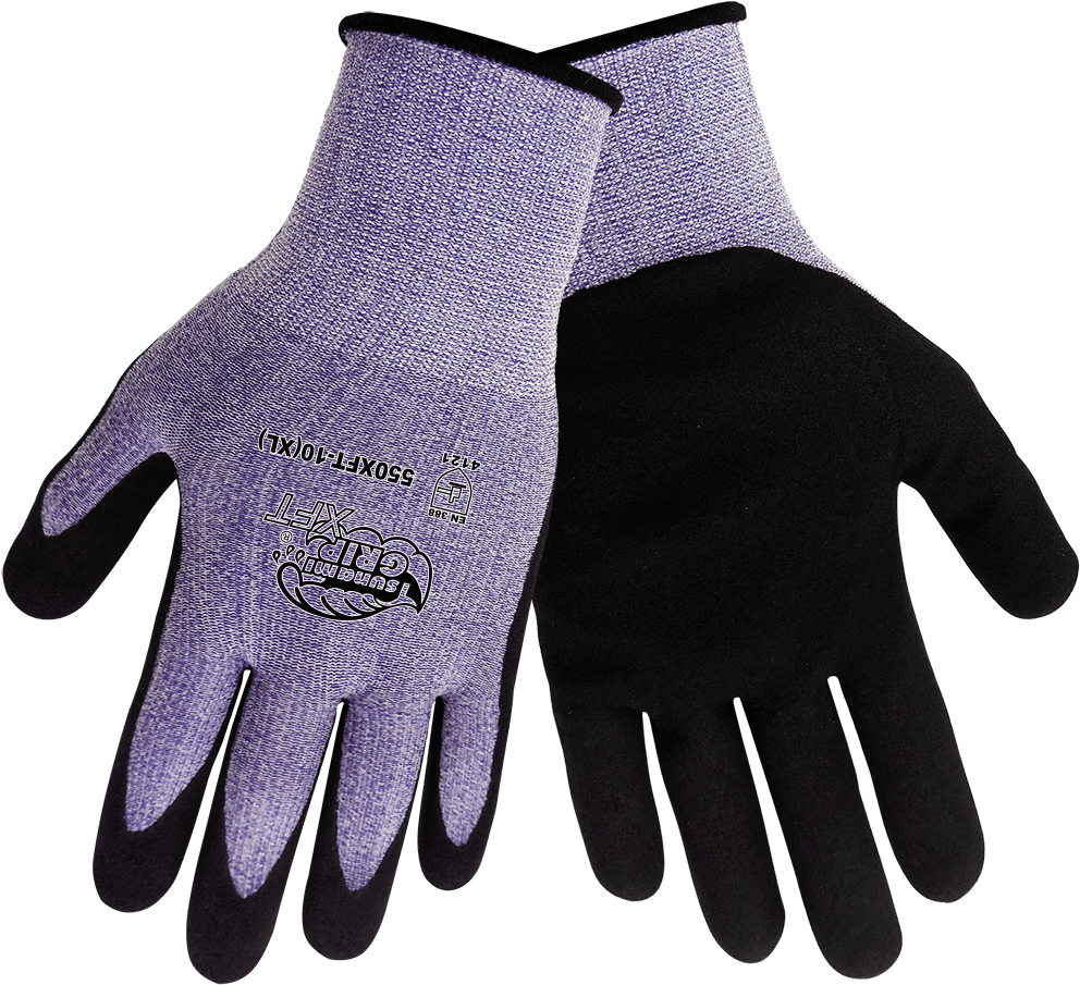 Coated Work Glove Chemical Resistance - Stock Illustration (1000x1000), Png Download