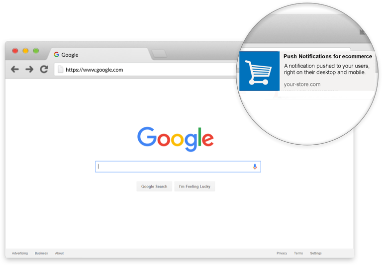 Notification While Running In The Background Enter - Browser Notification (768x533), Png Download