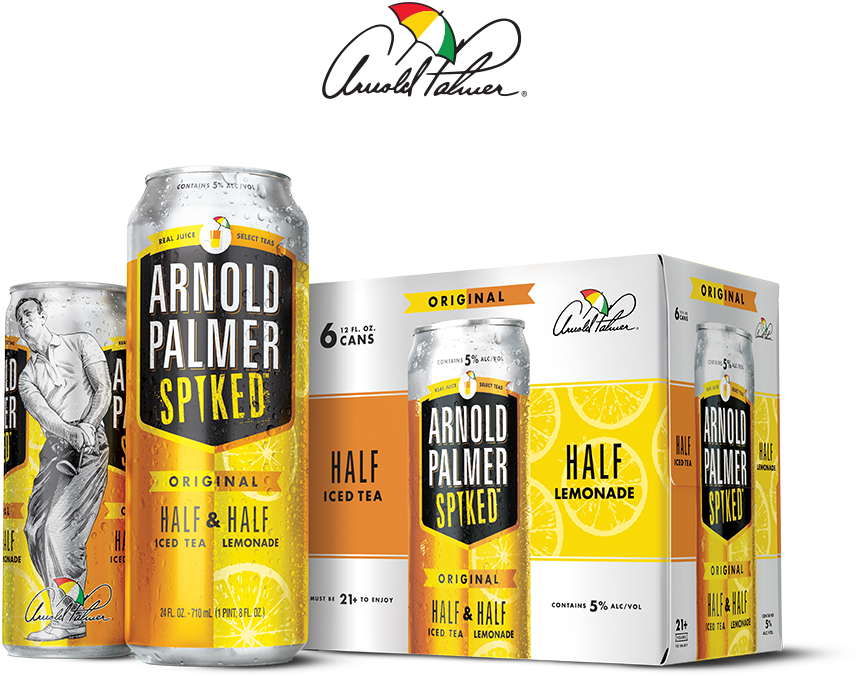 Arnold Palmer Spiked - Arnold Palmer Spiked Half And Half (1024x728), Png Download
