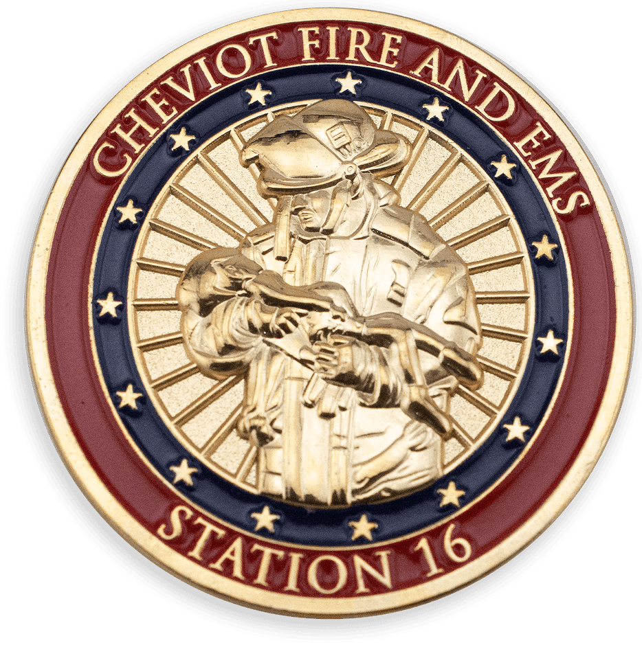 Does Your Fire Department Have Custom Challenge Coins - Emblem (934x939), Png Download