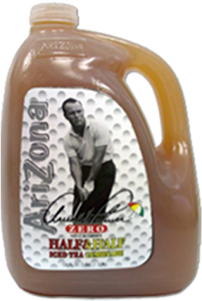 Arnold Palmer Tea & Lemonade - Arizona Arnold Palmer Zero Half Iced Tea (300x600), Png Download